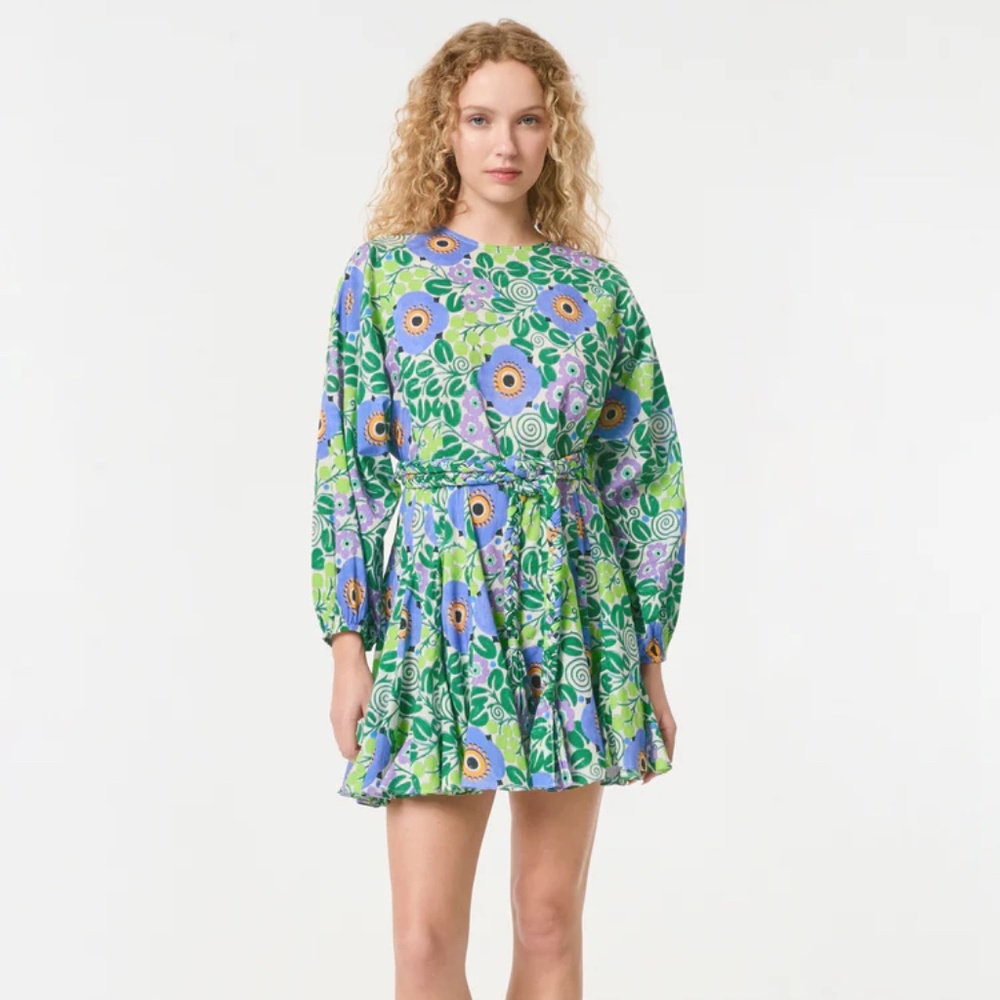 NWT RHODE Ella dress in Wisteria print